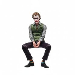 Joker Sitting Figure 10 cm | Desk Decor & Car Dashboard Figurine With Acrylic Seat