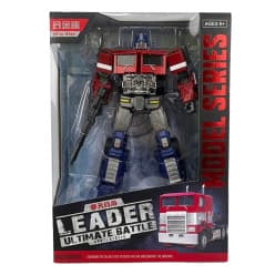 Optimus Prime Leader Ultimate Battle Metal Model Transforming Robot Action Figure 30 cm | Truck To Robot Collectible