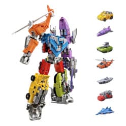 7 In 1 Combiner Transformation Robot Action Figure 11.42 Inch | Combining Robot Toy