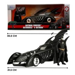 Batmobile With Batman Figure | 1:24 Scale 21 cm Die-Cast Model Car
