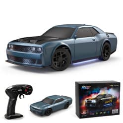 HB Toys Dark Blue Dodge Challenger 1:43 Scale RC Car 11 cm 4WD | Remote Control Toy For Kids & Hobbyists