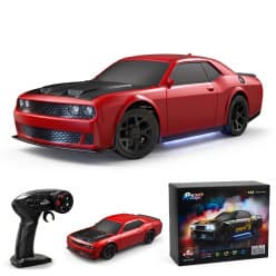 HB Toys Dodge Challenger Red 1:43 Scale RC Car 11 cm 4WD | Remote Control Toy For Kids & Hobbyists
