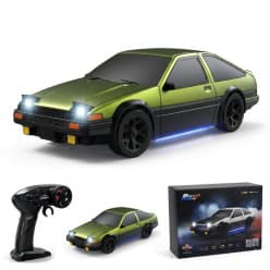 HB Toys Green Toyota Trueno 1:43 Scale RC Car 11 cm 4WD | Remote Control Toy For Kids & Hobbyists