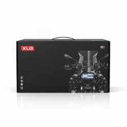 XLG BMW R GS Triple Black 1:7 Scale Diecast Motorcycle Model 34cm | Lights | Sound Effects | Rear Light