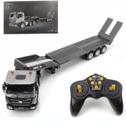 Huina 1:24 RC Flatbed Lowbed Trailer with 9CH | Remote Control Toy For Kids & Hobbyists