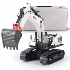 Huina 1:14 RC Excavator 12CH Alloy Construction Vehicle 2026 Model | Remote Control Toy For Kids & Hobbyists