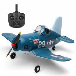 WLtoys XK F4U Corsair 2.4GHz 6CH RC Airplane with 3D/6G Flight Mode & Gyroscope – 1 Battery | Remote Control Toy For Kids & Hobbyists