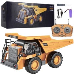 9-CH 1:24 Remote Control R/C Construction Dump Truck
