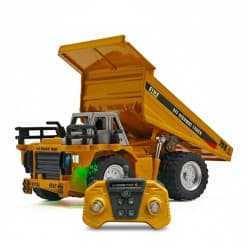 TRASPED HG4-414 1:64 Mini RC Alloy Dump Truck | Remote Control Toy For Kids & Hobbyists