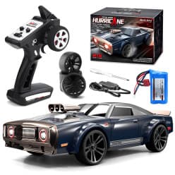 Suchiyu Hurricane 1:16 Scale Blue Drift RC Car 30 cm | Remote Control Toy For Kids & Hobbyists