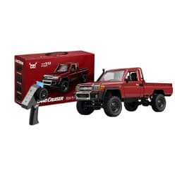 MNRC | Toyota Land Cruiser | 36 cm | Red | 1:12 Scale RC Car | Remote Control Toy For Kids & Hobbyists