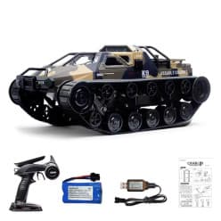 JJRC MAX 1:12 RC Tracked Drifting Off-Road Vehicle 360° Rotation | Remote Control Toy For Kids & Hobbyists
