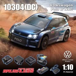 MJX Hyper Go Volkswagen Polo 1:10 R WRC 3S-70km/h RC Car | Remote Control Toy For Kids & Hobbyists