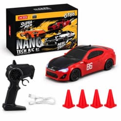 XQ Nano Tech R/C 1:64 scale Toyota Sedan 86 RC Car | Remote Control Toy For Kids & Hobbyists