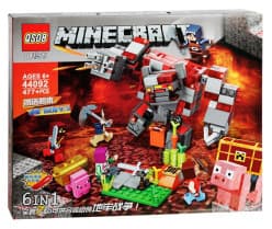 Lego Style Pixel World 6-in-1 Building Blocks Set | 6 Designs Assorted Mini Construction Kit | Random Design | Ages 6+