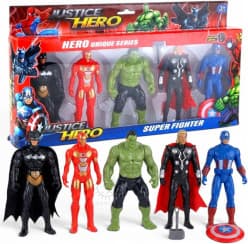 Justice Hero Unique Series Super Fighter Action Figure Toy Set