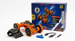 Gesture Control Twisting Stunt Car for Kids | Hand Glove Controlled 360° Spin Car with Light Mist Spray | Ages 6+