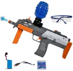 High-Speed MP7 Gel Blaster with 5000 Rounds & Rechargeable Battery Gun Guns & Darts (Multicolor)