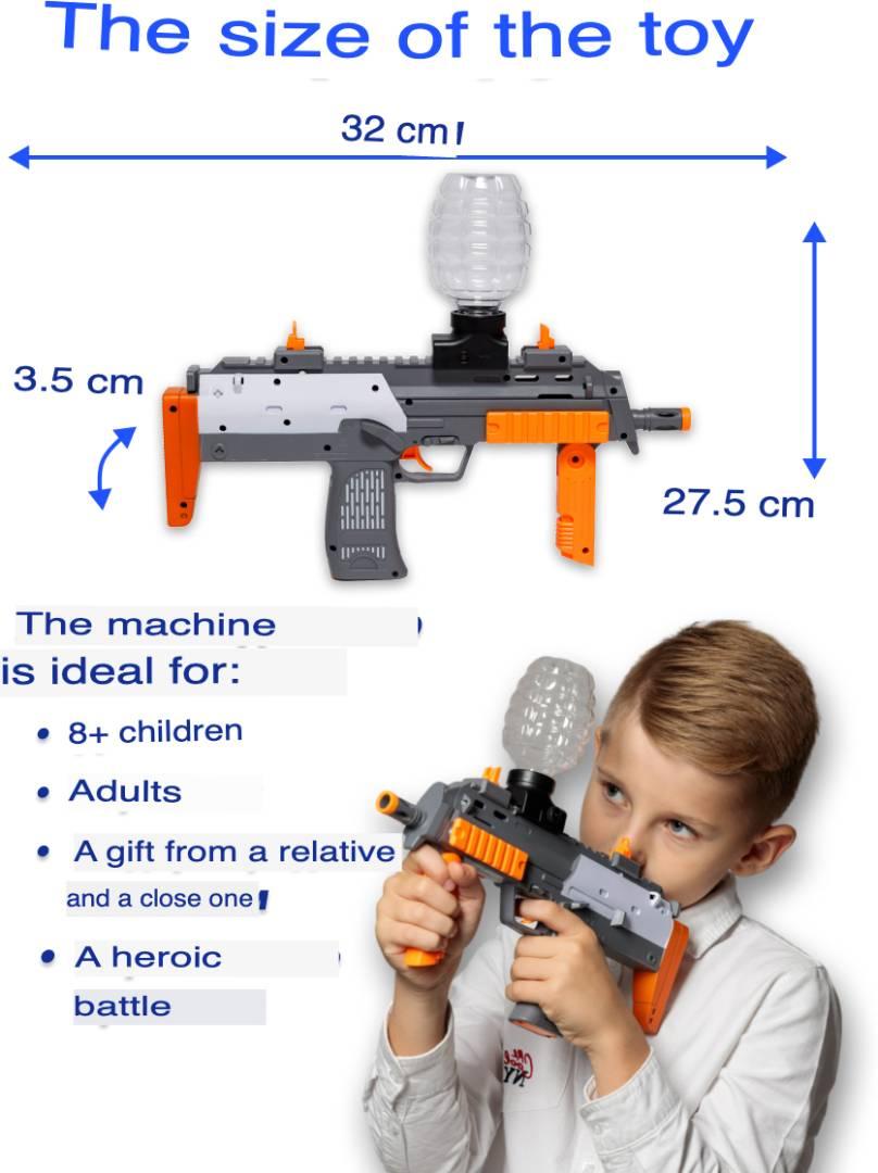 High-Speed MP7 Gel Blaster with 5000 Rounds & Rechargeable Battery Gun Guns & Darts  (Multicolor)