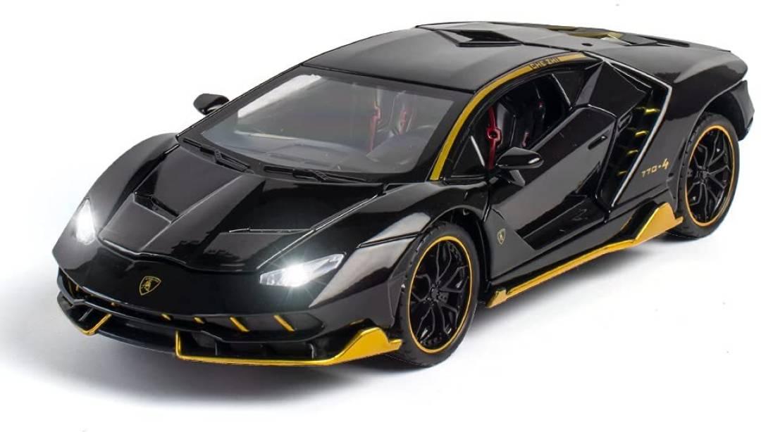 Die Cast Lamborghini 1:32 Scale Metal Body Alloy Toy Car with Light and Sound  (Multicolor, Pack of: 1)