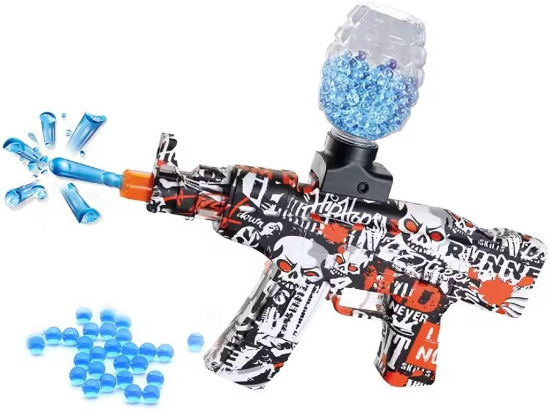 Plastic Toy Gun Electric AK47 Gel Ball Gun Full-Automatic Gel Blaster Guns Water Gun  (Multicolor)