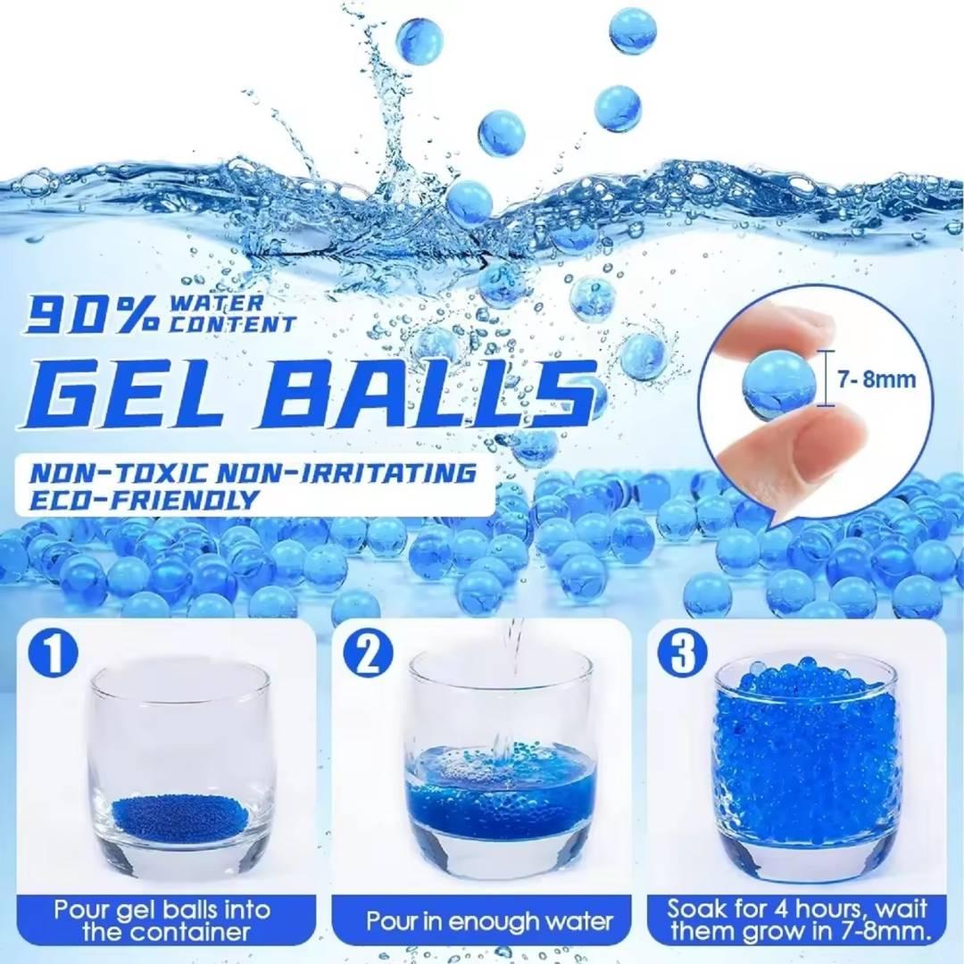 Plastic Toy Gun Electric AK47 Gel Ball Gun Full-Automatic Gel Blaster Guns Water Gun  (Multicolor)
