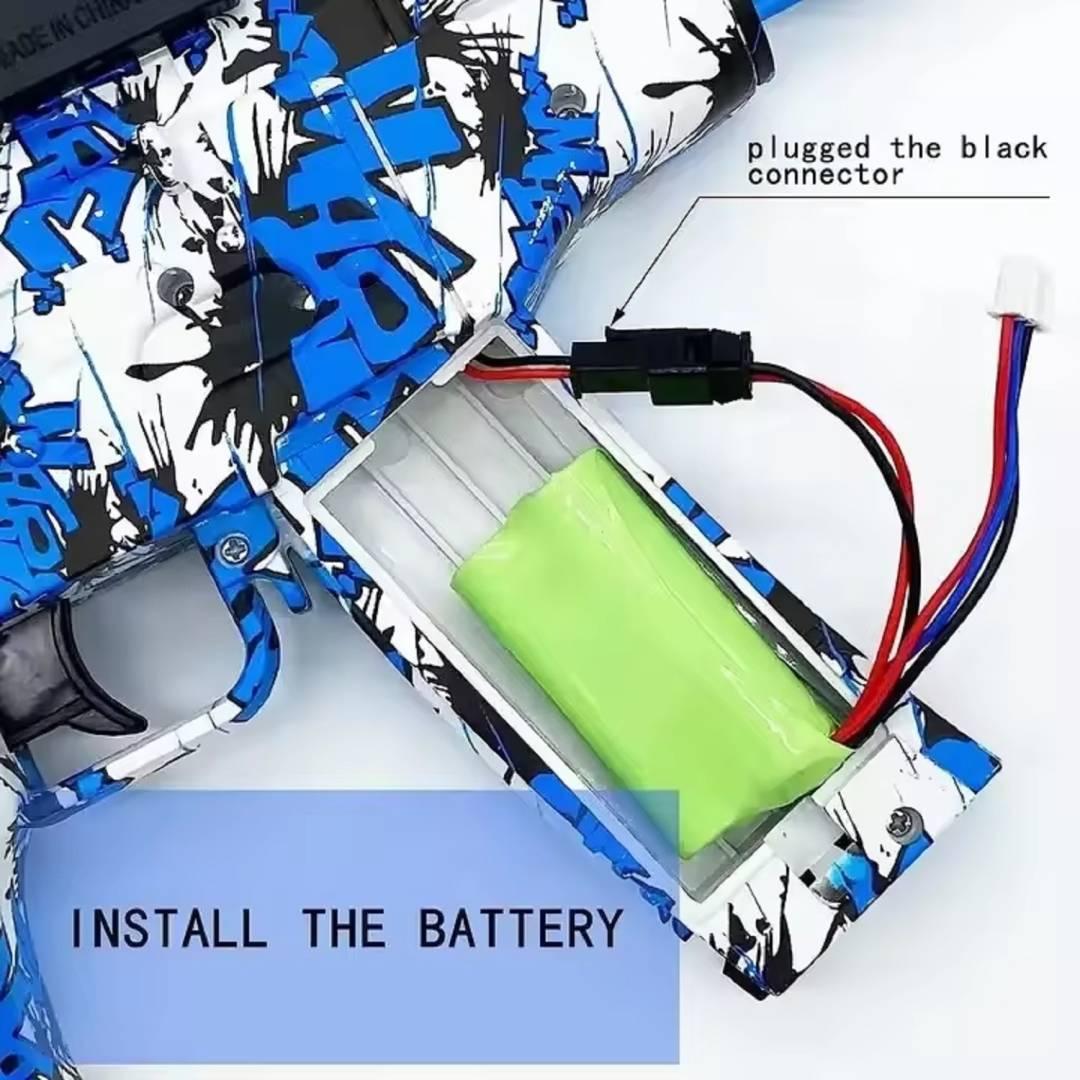 Plastic Toy Gun Electric AK47 Gel Ball Gun Full-Automatic Gel Blaster Guns Water Gun  (Multicolor)