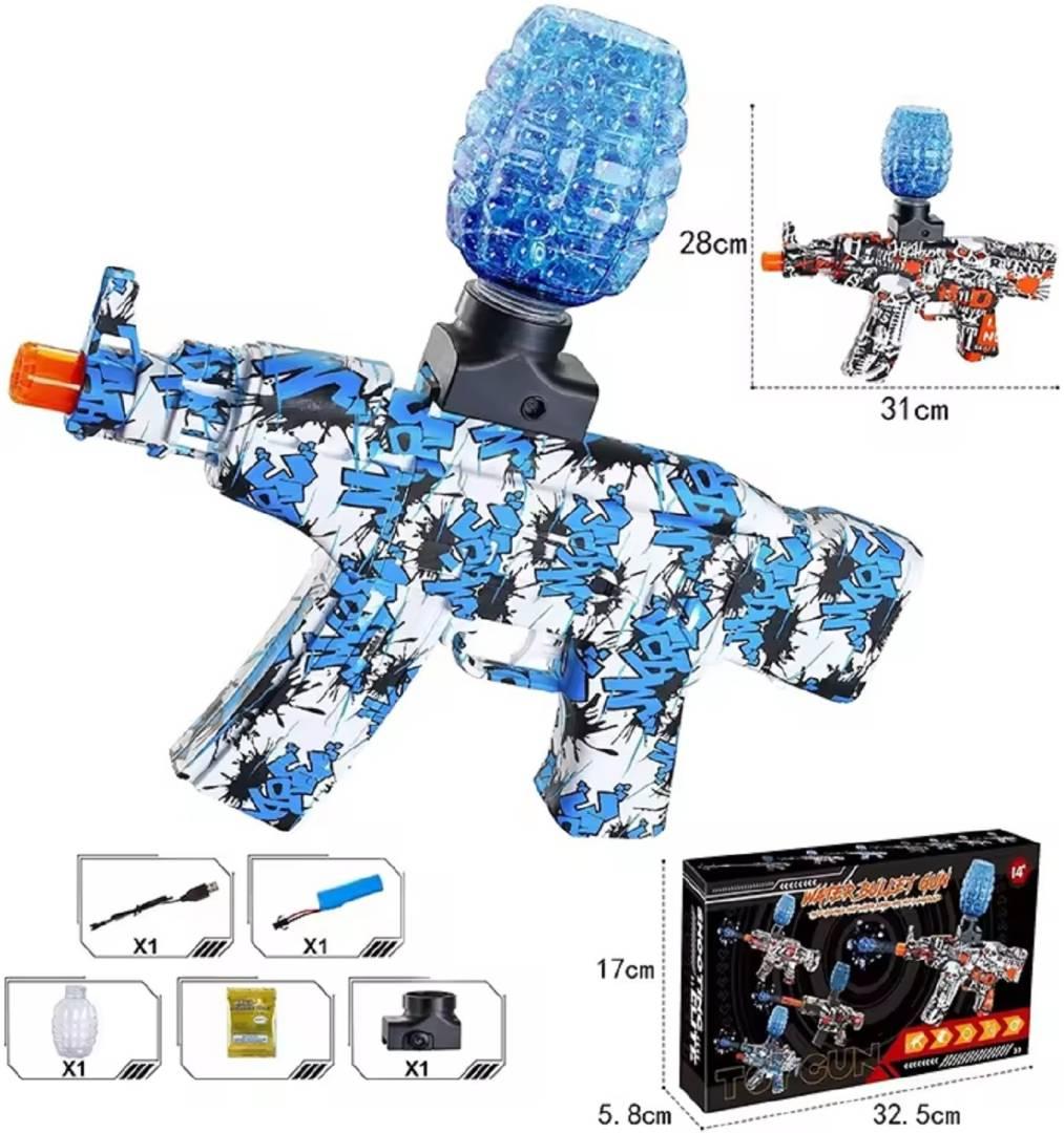 Plastic Toy Gun Electric AK47 Gel Ball Gun Full-Automatic Gel Blaster Guns Water Gun  (Multicolor)