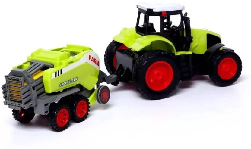 Remote Control 1:16 Farmer Tractor Car Cropcutter For Kids To Experience Farming  (Multicolor)