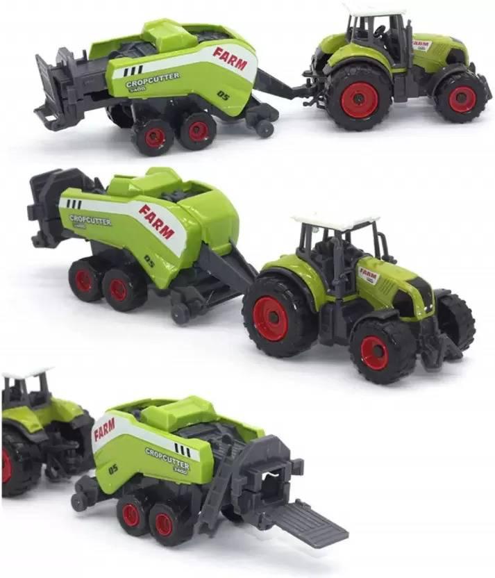 Remote Control 1:16 Farmer Tractor Car Cropcutter For Kids To Experience Farming  (Multicolor)