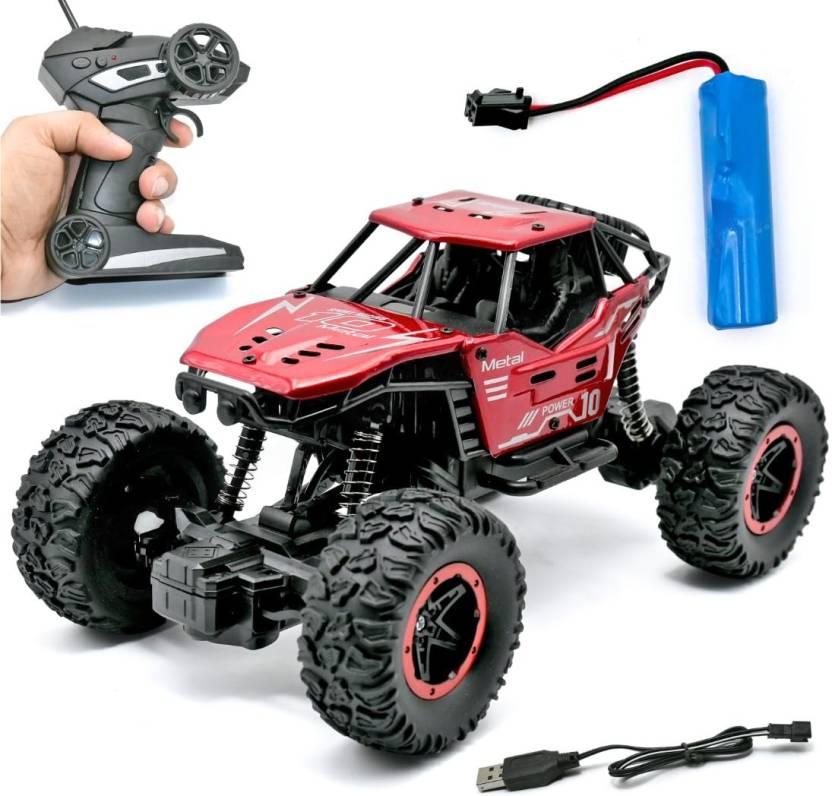 Remote Control 1:18 Metal Climbing Cross Country Car 2WD for Kids, Without Smoke  (Multicolor)