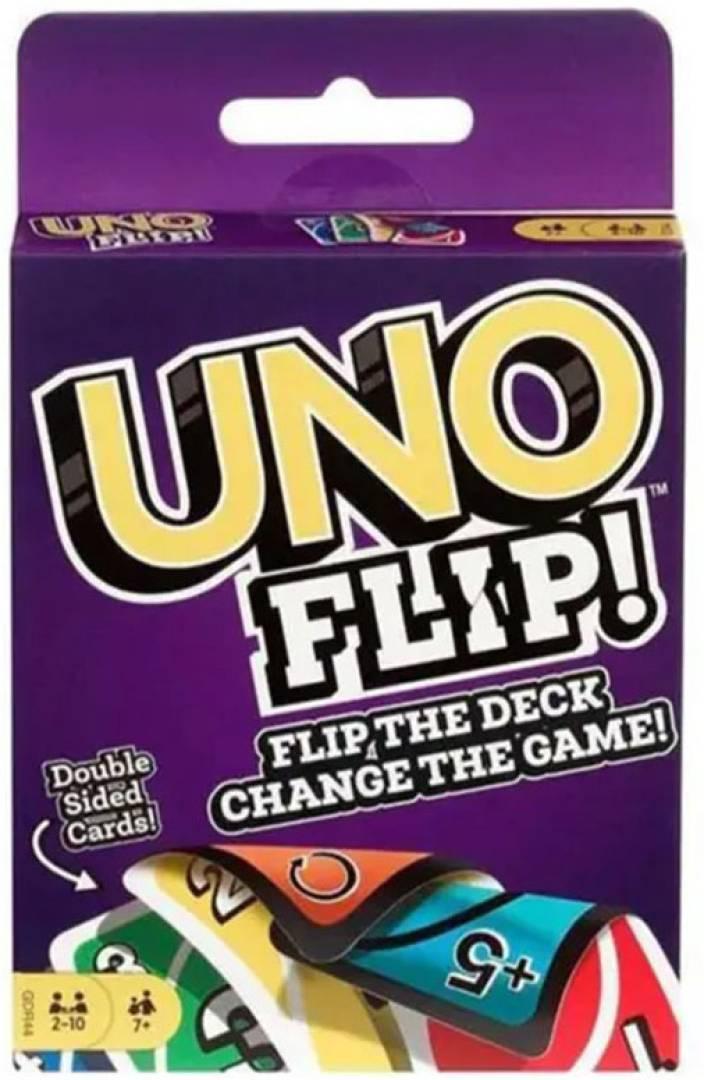 Uno Flip Side Card Game l Classic Colour & Number Matching Card Game  (Multicolor)