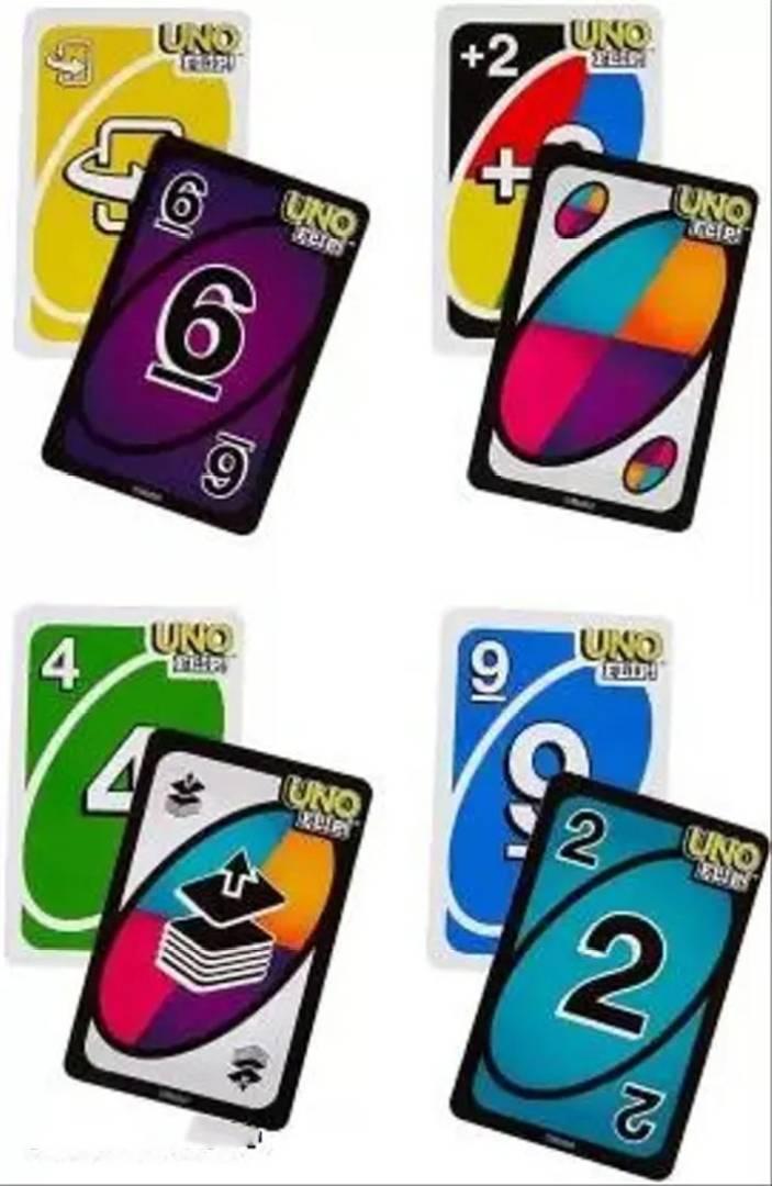 Uno Flip Side Card Game l Classic Colour & Number Matching Card Game  (Multicolor)