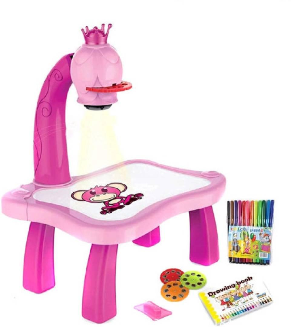 Drawing Projector Table for Kids, Trace and Draw Projector Toy  (Multicolor)