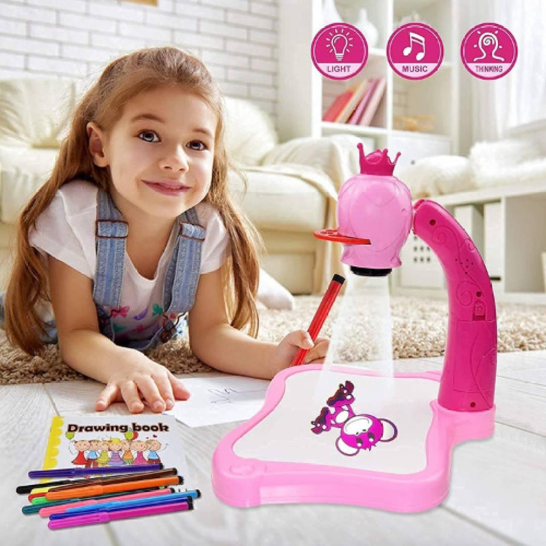 Drawing Projector Table for Kids, Trace and Draw Projector Toy  (Multicolor)