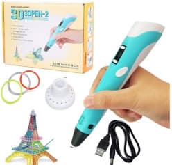 3D Printing Pen with LCD Display free 3 Filaments 3d printer pen 3D Printer Pen