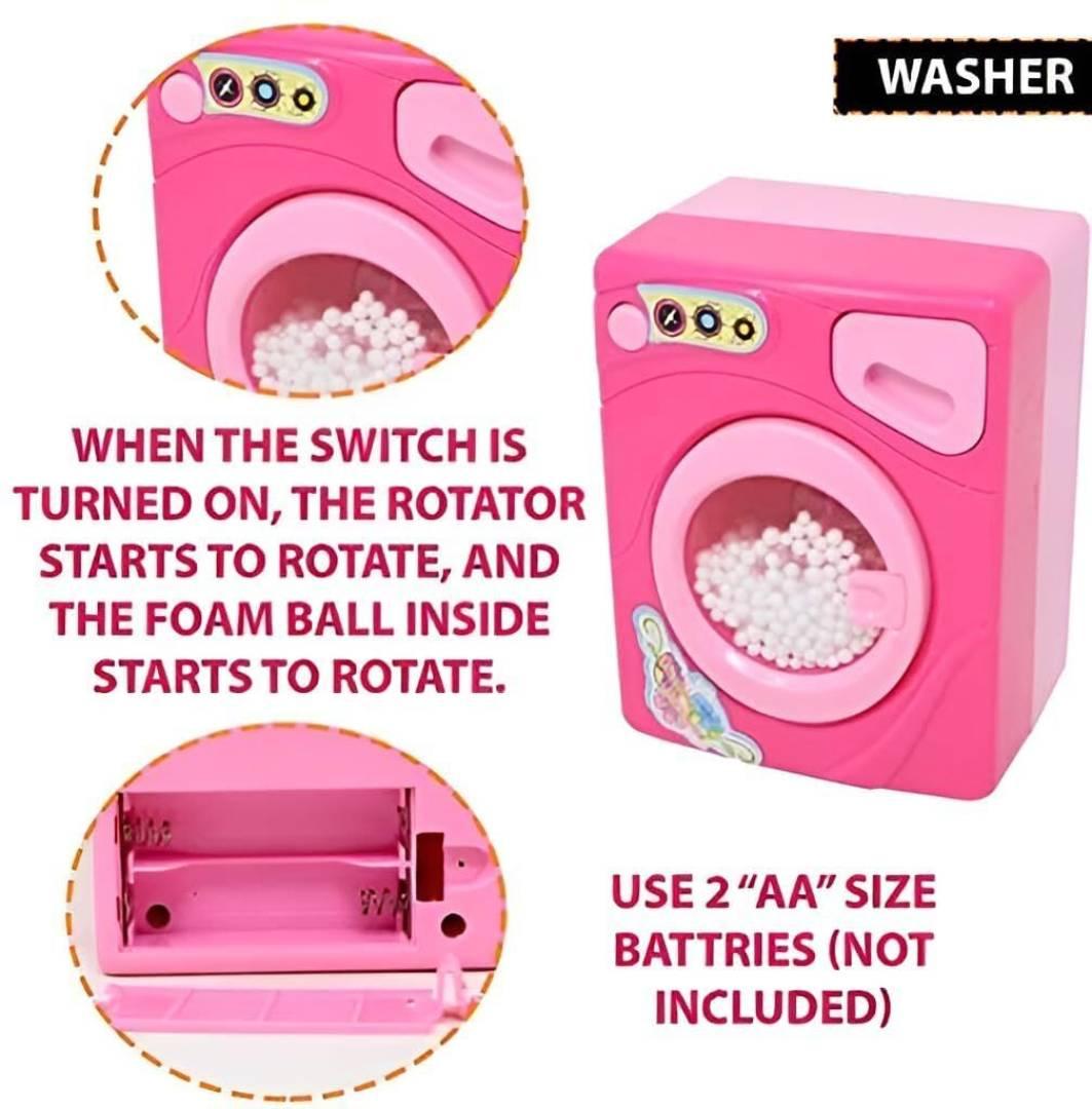 Battery Operated Household Pretend Play Set Appliances Accessories With Music