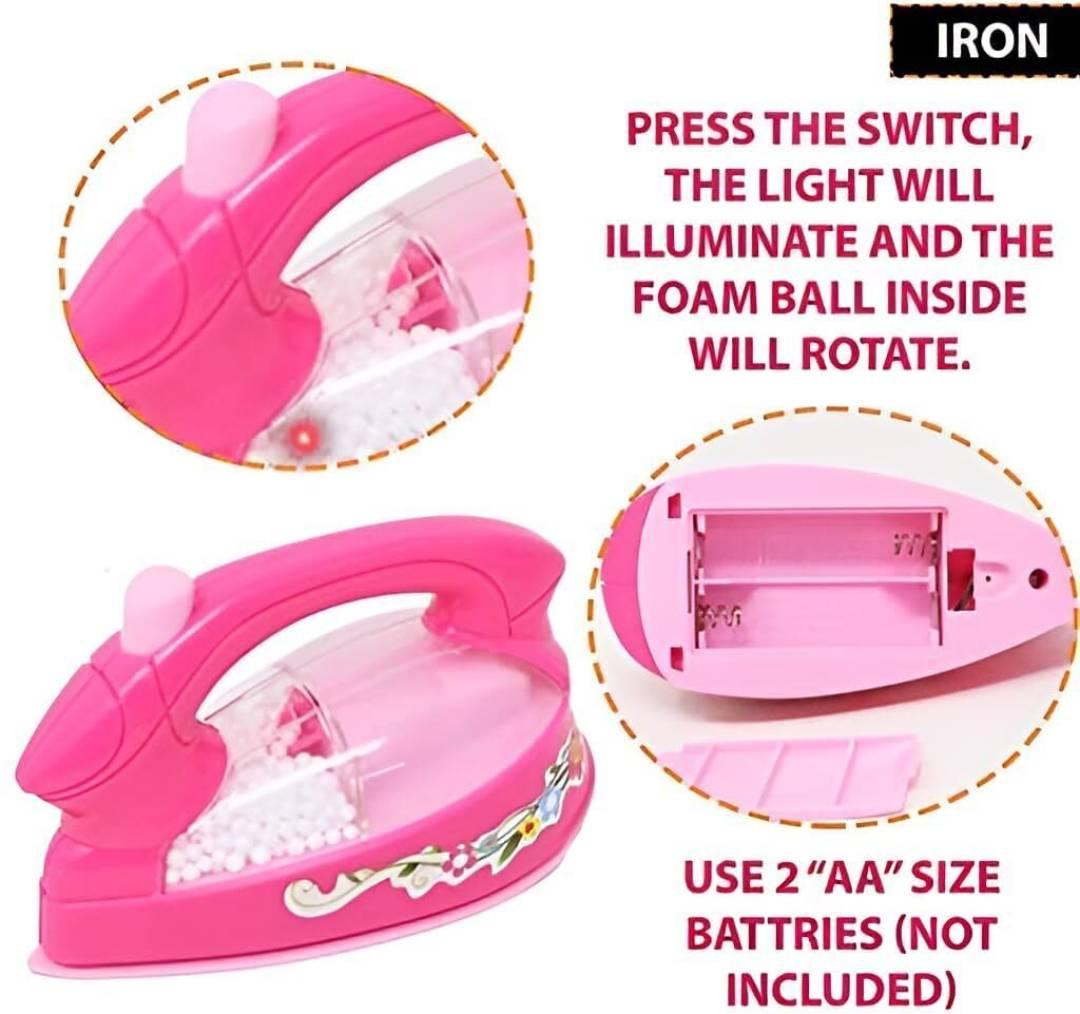 Battery Operated Household Pretend Play Set Appliances Accessories With Music