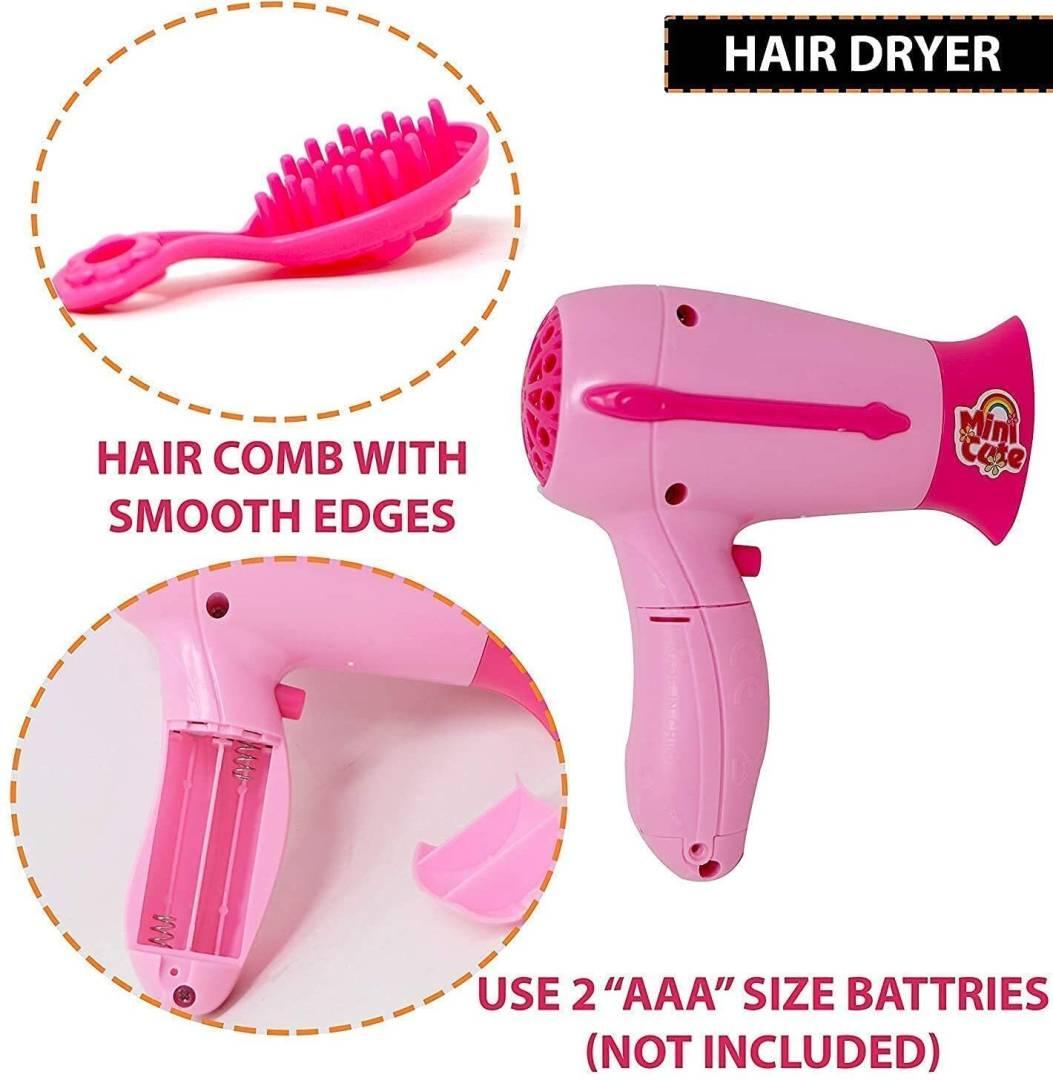 6Pcs Battery Operated Household Pretend Play Set Appliances Accessories Set