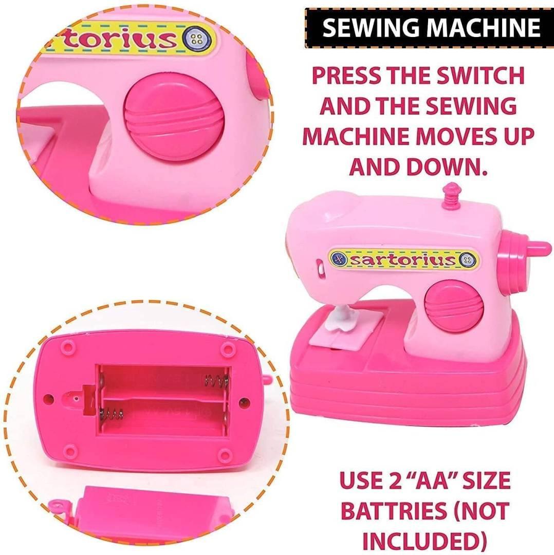 6Pcs Battery Operated Household Pretend Play Set Appliances Accessories Set