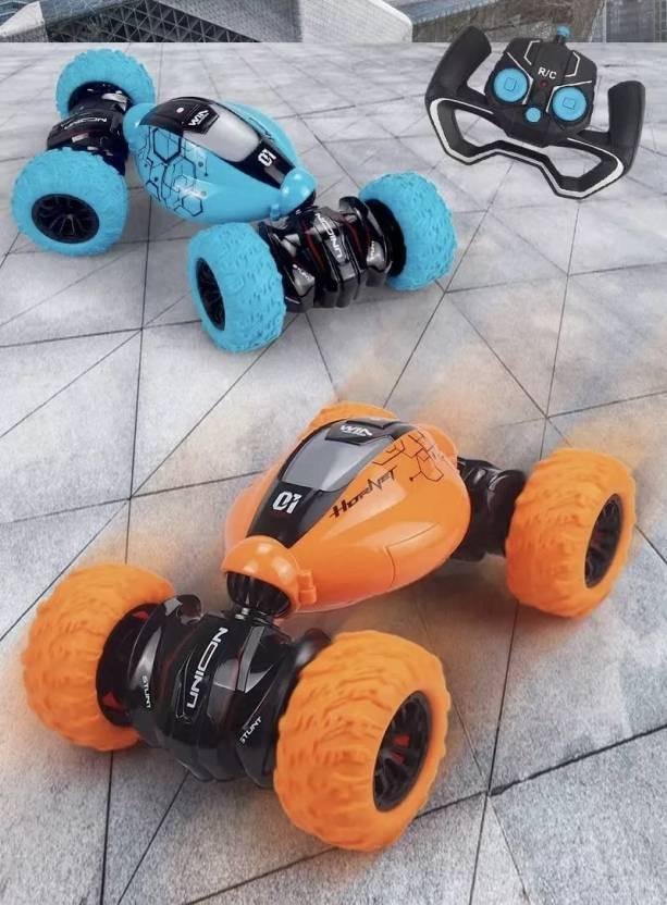 Remote Control 1:16 Twisting Stunt Car 360° Double Sided Rotation 2.4 GHz Car  (Multicolor)