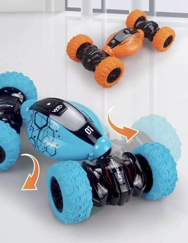 Remote Control 1:16 Twisting Stunt Car 360° Double Sided Rotation 2.4 GHz Car  (Multicolor)