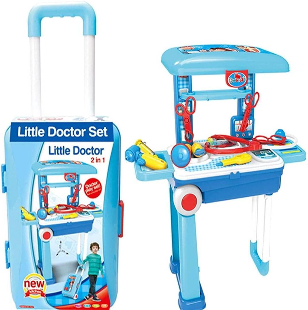 Premium Doctor Play Set Trolley Suitcase Gift For 3-10 Year Boy And Girl Kids