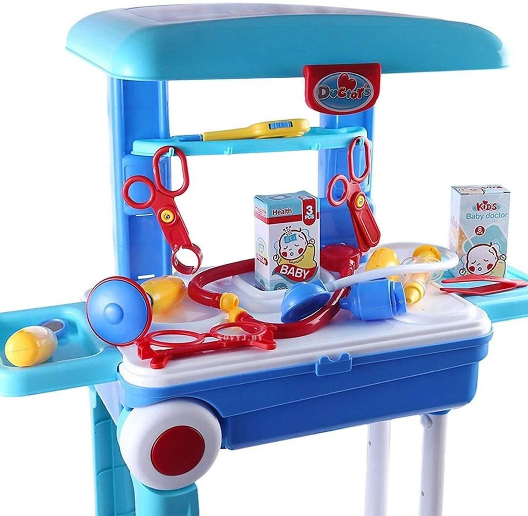 Premium Doctor Play Set Trolley Suitcase Gift For 3-10 Year Boy And Girl Kids