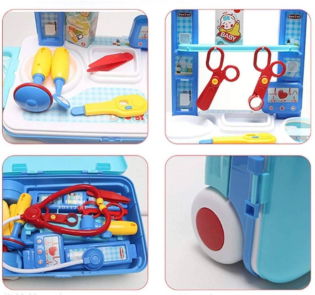 Premium Doctor Play Set Trolley Suitcase Gift For 3-10 Year Boy And Girl Kids