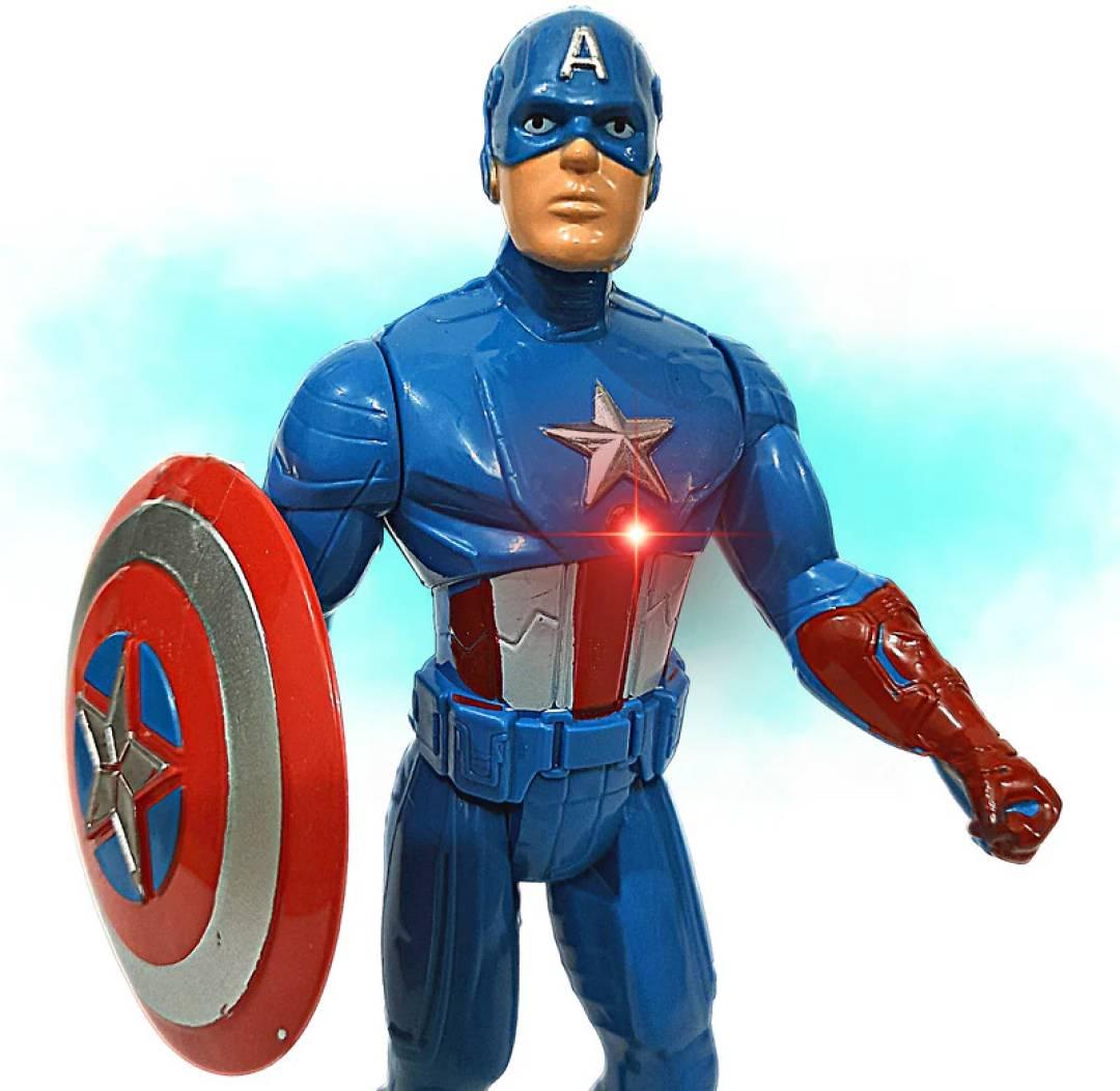 Avengers 4 Age of Ultron Series 12-Inch Captain America Action Figure Toy  (Blue)