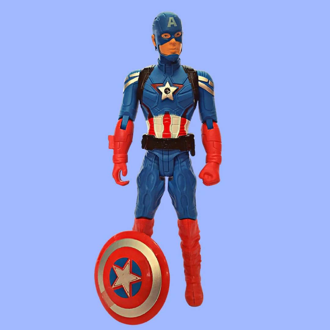 Avengers 4 Age of Ultron Series 12-Inch Captain America Action Figure Toy  (Blue)