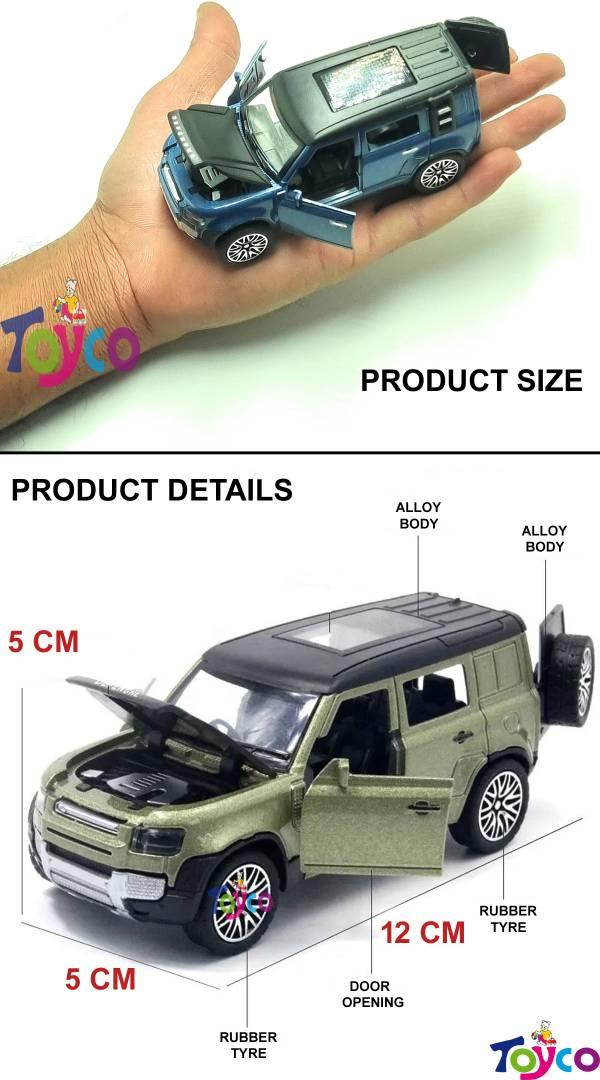 32 Scale Alloy Die-Cast Metal SUV Car Toy for Kids - Open Door & Pull Back
