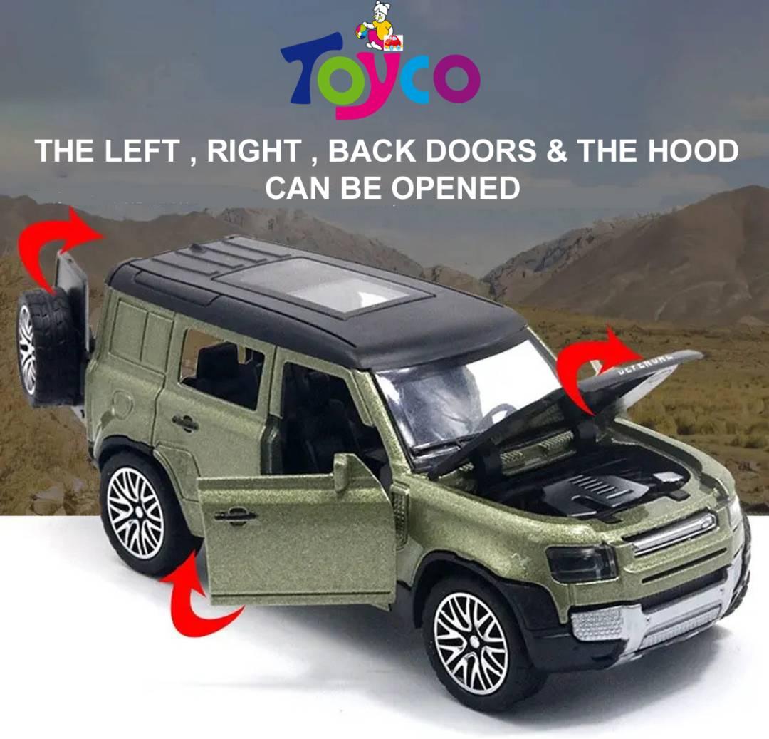 32 Scale Alloy Die-Cast Metal SUV Car Toy for Kids - Open Door & Pull Back