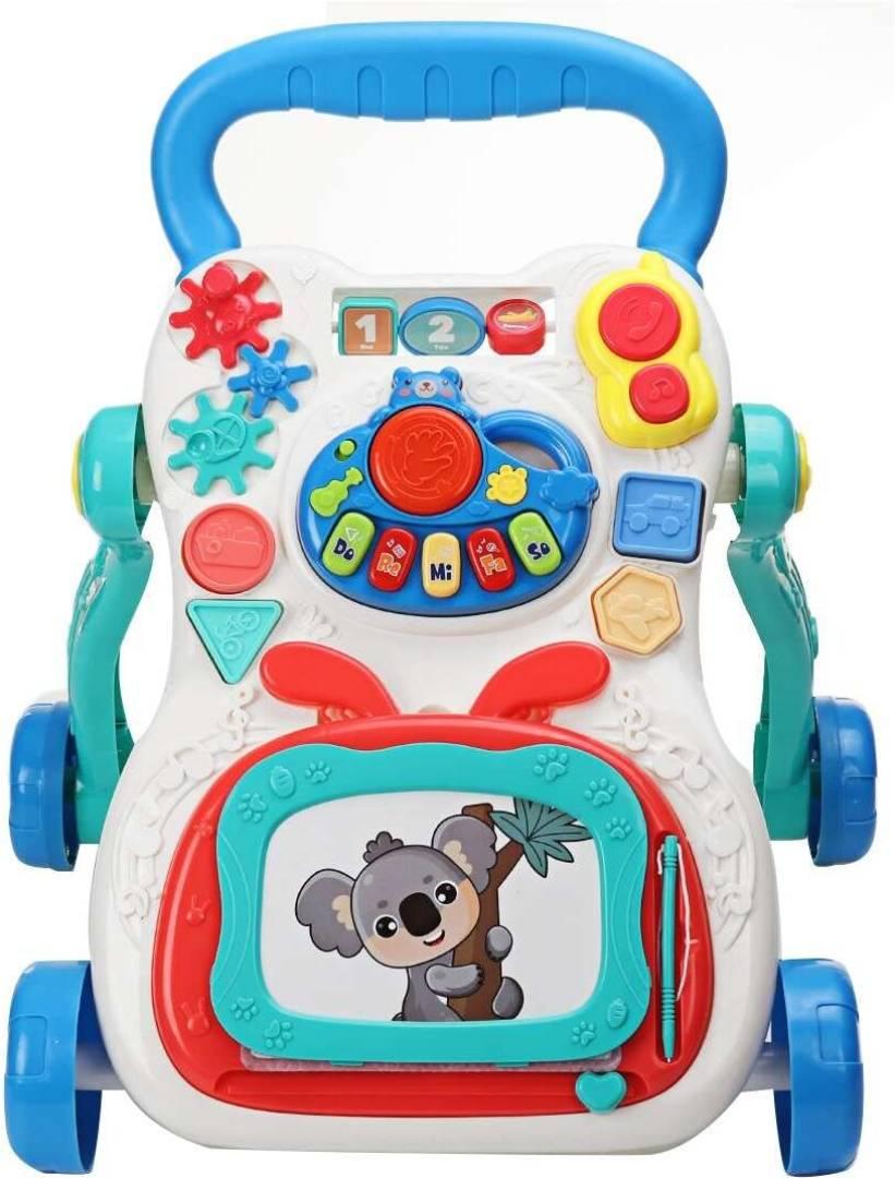 3 in 1 Musical activity Baby Walkers with Balance for Children Development  (Blue)